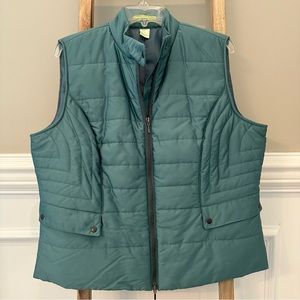 Sigrid Olsen Teal Puffy Vest